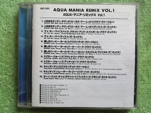 Eam Cd Aqua Mania Remix Vol. 1 Edic. Japonesa 1997 Universal