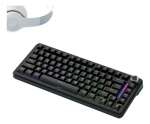 Teclado Mecanico F75 Sem Fio 75 Rgb