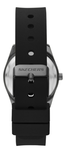 Set De Reloj Mujer Skechers Sr9113 De Silicona Negro