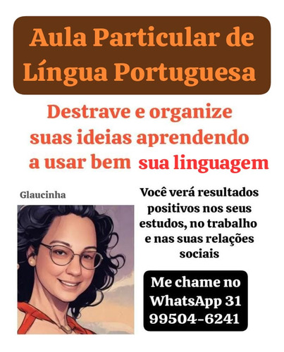 Aulas Particulares Em Bh - Linguagem E Escrita Se Aprende