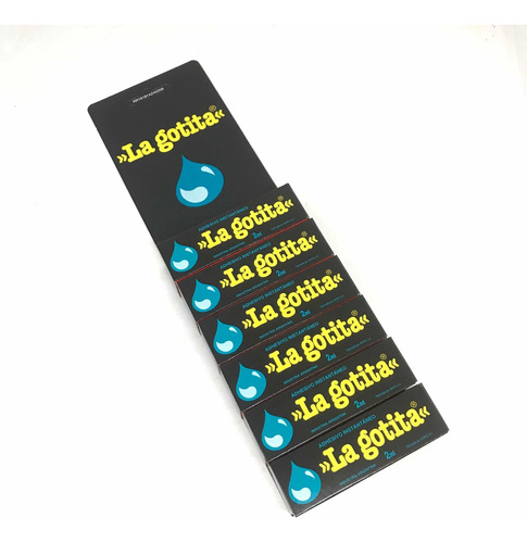 Imagen 1 de 6 de La Gotita Blister X 6u. Pegamento Instantáneo Universal 2ml