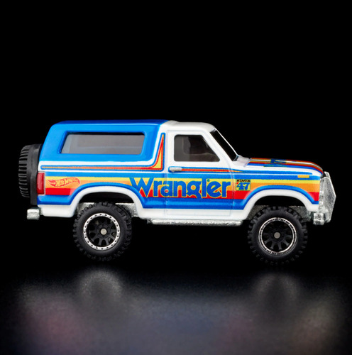 Hot Wheels 1985 Ford Bronco Wrangler (no Rlc) Color Azul