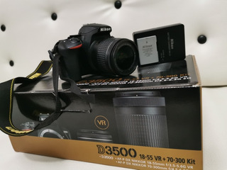 Nikon D3500 Dslr Color Negro Canon Eos Rebel T3
