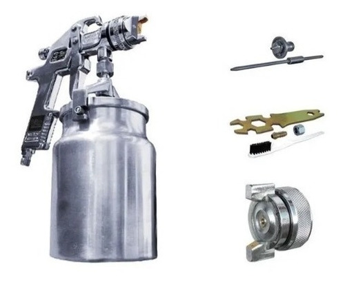Imagen 2 de 3 de Pistola Para Pintar Por Succion 1000cc Bta Hvlp Asp1070