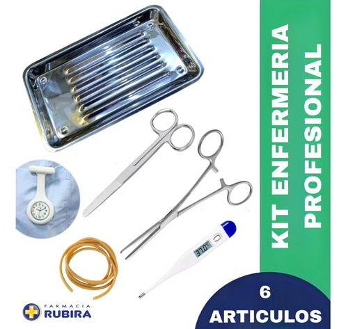 Kit De Enfermería Profesional 6 Artículos Calidad Premium