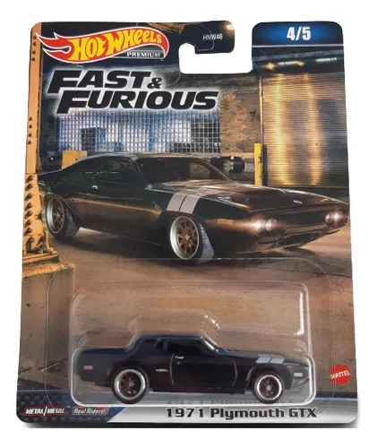 Hot Wheels Premium 1971 Plymouth Gtx Rápido Y Furioso