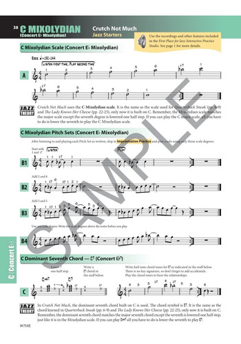 First Place For Jazz - Alto Saxophone: Introductory Method F