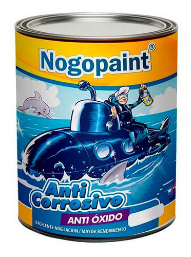 Antioxido Anticorrosivo 1 Lt Negro Nogopaint