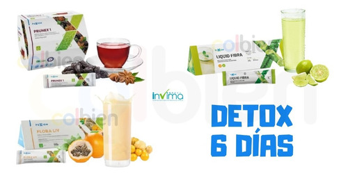 Kit Detox Natural Fuxion | Prunex + Flora Liv + Liquid Fibra