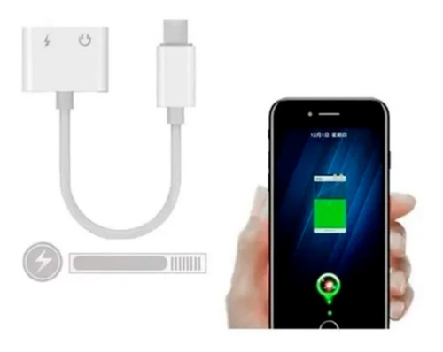 Adaptador Convertidor 2 En 1 Usb  C A Usb C Audio Y Carga 