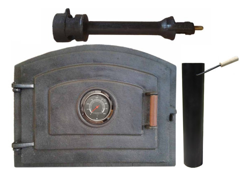 Puerta Horno Barro Fundicion Combo 3 Mercadoenvíos Gratis