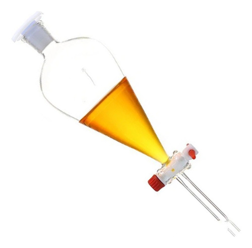 Ampolla Embudo Decantación Robinete Teflon 500ml