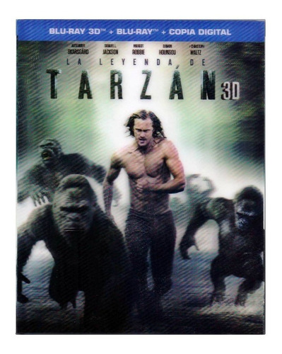 La Leyenda De Tarzan 2016 Pelicula 3d + Blu-ray