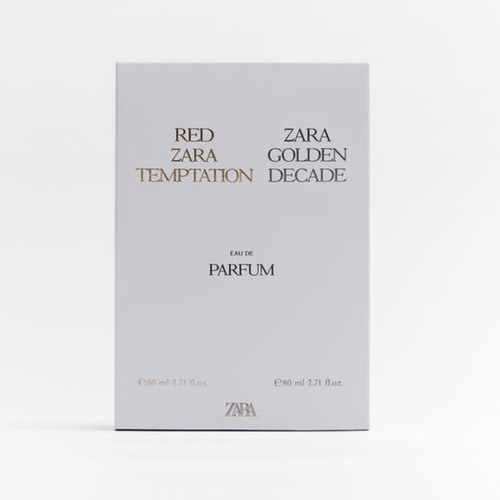 Eau De Parfum Zara Red Temptation 80 ml + Golden Decade 80 ml Volume unitário 80 ml