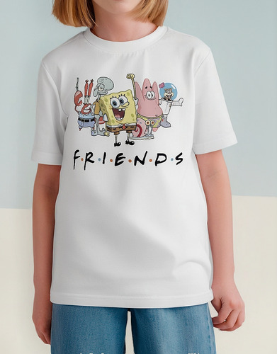 Cl Camiseta Unisex Amigos Bob Esponja Patricio