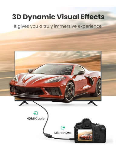 Adaptador Hdmi Ugreen Micro Hdmi Macho Hdmi Hembra Nuev0 (Reacondicionado)