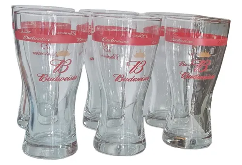 comprar Juego De 6 Vasos Budweiser