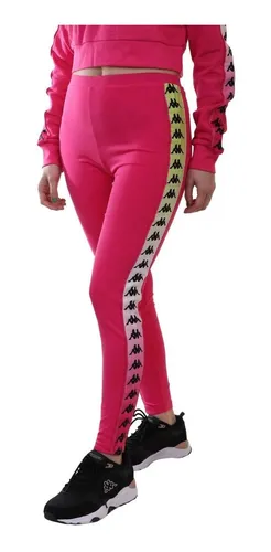 Pantal n Calza Mujer Kappa 222 Banda Atus Fucsia