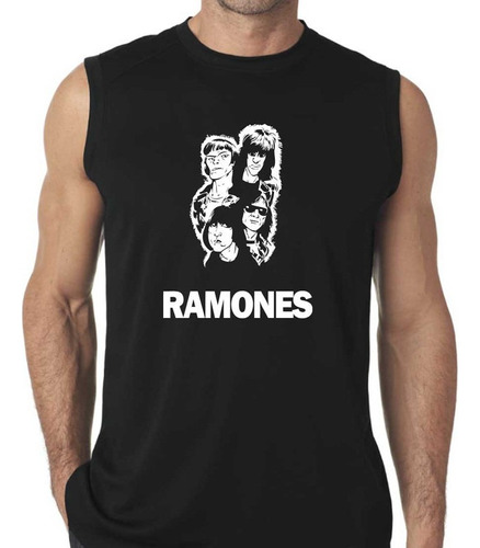 Remera Ramones Musculosa 100% Algodón Calidad Premium 5