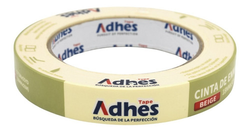 Cinta Enmascarar Beige Adhes 18mm X 50m Masking Tape Papel