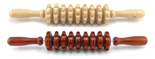 Masajeador Portátil De Madera Para Relajación Muscular Y