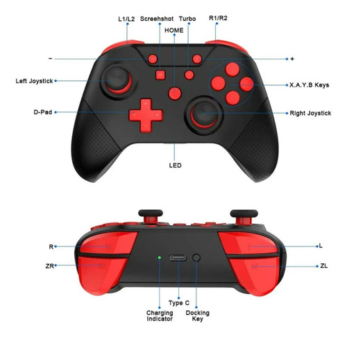 Control Compatible Con Nintendo Switch Wake Up,nfc,gamepad