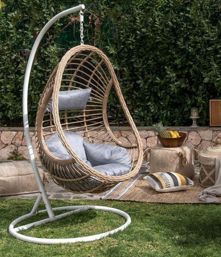 Mueble Silla Colgante Moderna C/ Base P/ Interior O Exterior