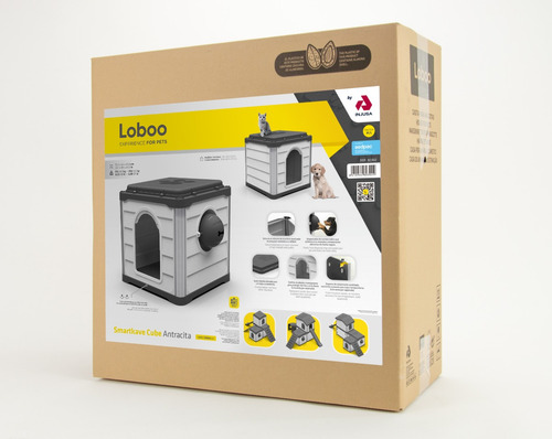Smartkave Cube Antracita Blanco