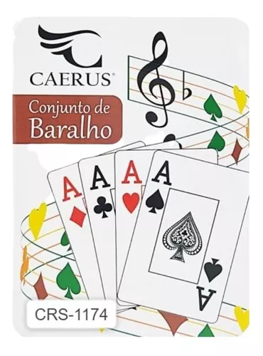 Kit Jogo Cartas Baralho Plástico Naipe Grande Truco 6 Jogos