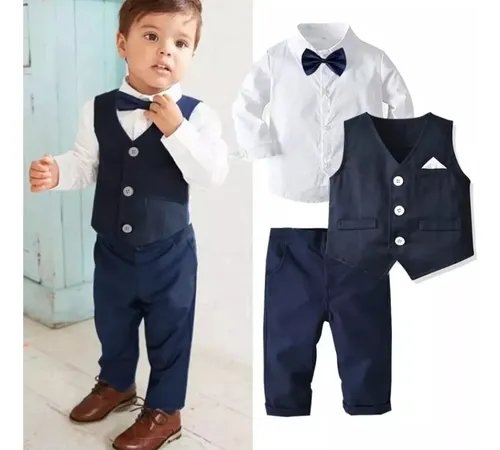 Terno Bebé Y Niño, Traje Elegante Moderno Niño