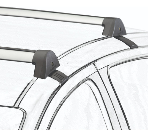 Barras De Techo Chevrolet Prisma Aluminio Gris Plata