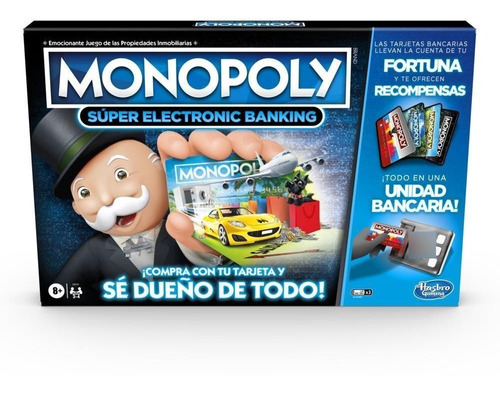 Monopoly Banco Electrónico Juego De Mesa Toyco Hasbro 