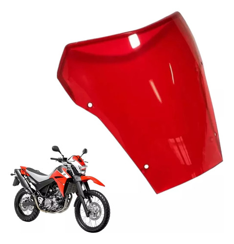 Bolha Acrilico Xt660 2005 2007 2009 2011 2015 2017 Vermelho