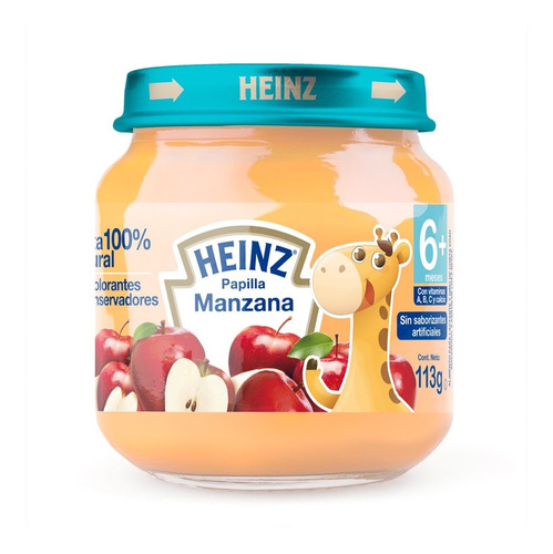 Papilla Para Bebé Heinz  Manzana 113 Gr