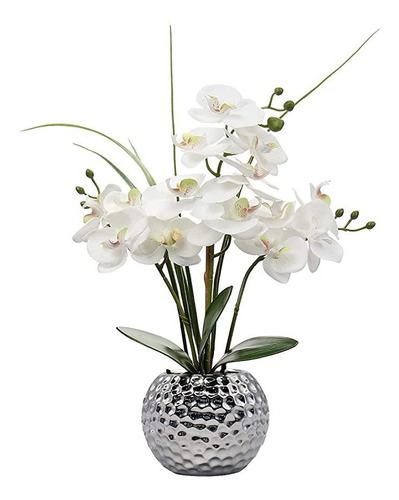 Arreglos Florales De Orquídeas Phalaenopsis Blancas Artific