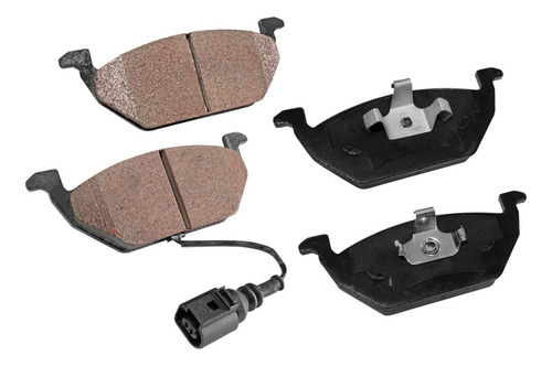 Jgo Pastillas Freno Delanteras Para Vw Cross Fox 1.6 De 2016