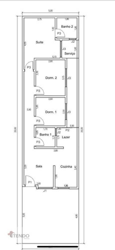 Imagem 6 de 15 de Casa Com 3 Dormitórios À Venda, 70 M² Por R$ 395.000,00 - Jardim Belo Horizonte - Indaiatuba/sp - Ca0555