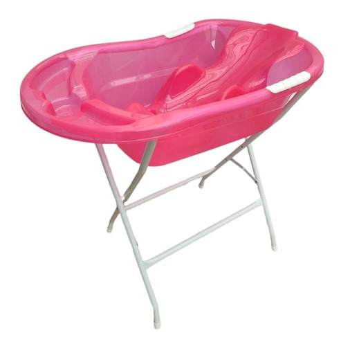 Bañera Tina Para Bebe Con Soporte Y Base Metálica