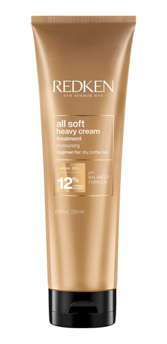 Redken All Soft Heavy Cream-máscara De Tratamento 250ml Blz
