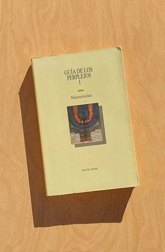 Guia De Los Perplejos - Maimonides - 3 Tomos (Usado)
