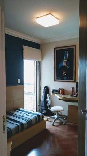 Belíssimo Apartamento Todo Planejado Com 104m², 3 Dormitórios, Sendo 1 Suíte, Andar Alto, Face Norte - Ap0230