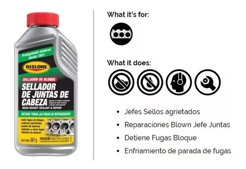 Rislone Reparador de Empaque de Cabeza 576g