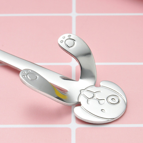 Cucharilla De Acero Inoxidable Cute Puppy For Café Y Postre