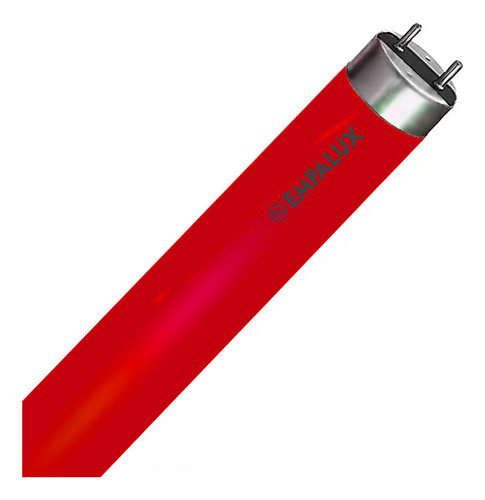 Lâmpada Fluorescente Tubular T8 Vermelho 40w G13 127/220v