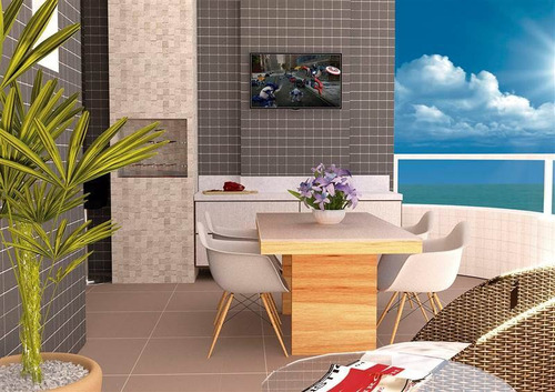 Apartamento, 2 Dorms Com 63.73 M² - Maracanã - Praia Grande - Ref.: Sh37 - Sh37