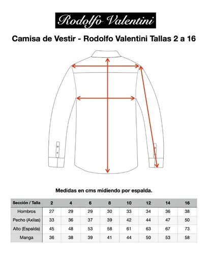Talla de camisas sale