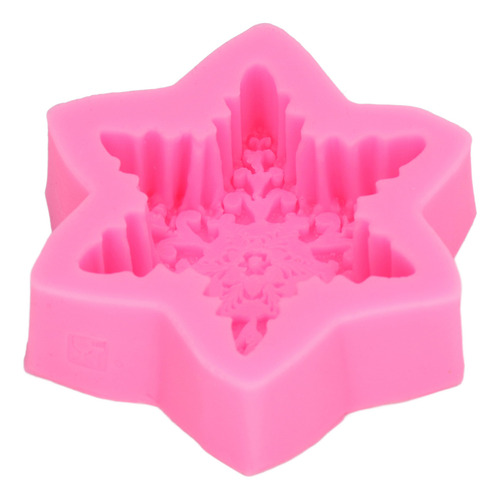 Moldes De Silicona Para Fondant Con Forma De Copo De Nieve 3