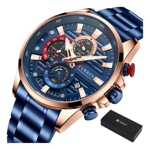 Relojes Modernos Curren 8415 Chronograph Luminous