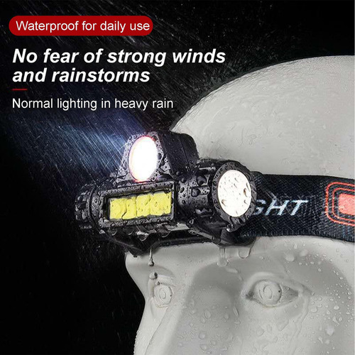. Lámparas De Cabeza Led Recargables Luces De Diadema For La