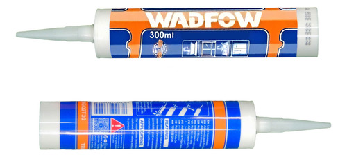 Silicona Transparente Acetica Sellador 300ml Wadfow Pack X24